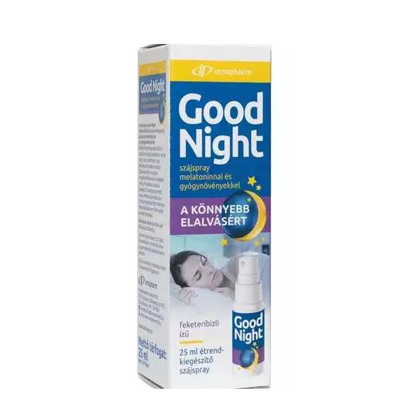 Innopharma good night szájspray melatoninnal és gyógynövényekkel 25ml