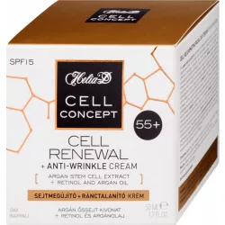 Helia-D cell concept 55+ sejtmegújító+ránctalanító nappali krém 50 ml - bio és natúr kozmetikumok