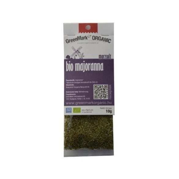 Greenmark bio majoranna morzsolt 10 g