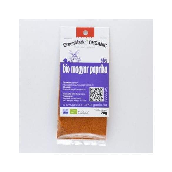 Greenmark bio magyar paprika édes 10 g