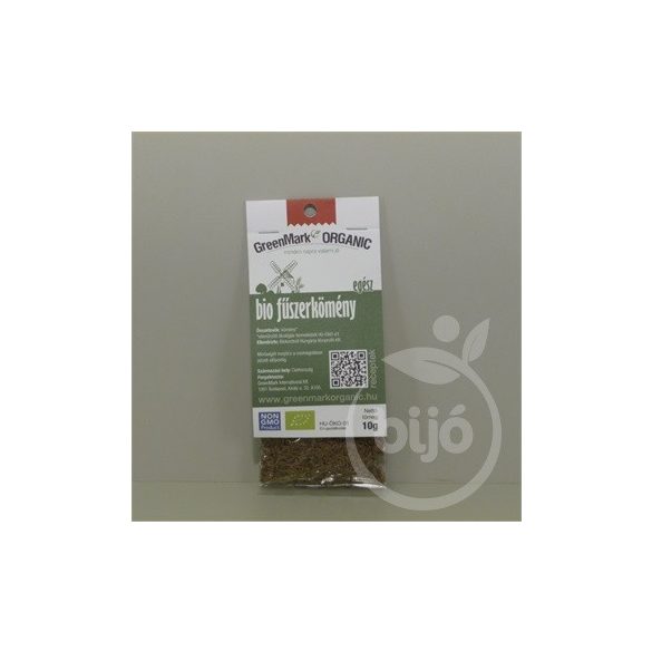 Greenmark bio fűszerkömény egész 10 g