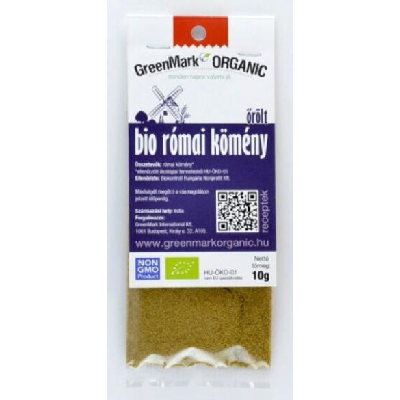 Greenmark bio római kömény őrölt 10 g