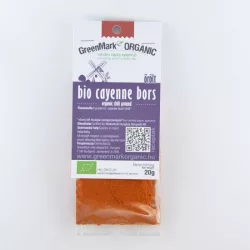 Bio greenmark őrölt cayenne bors 20g - bio és refomélelmiszer