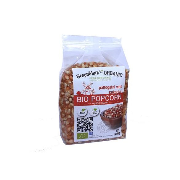 Greenmark bio popcorn 500 g