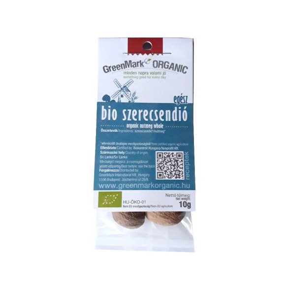 Greenmark bio szerecsendió egész 10 g