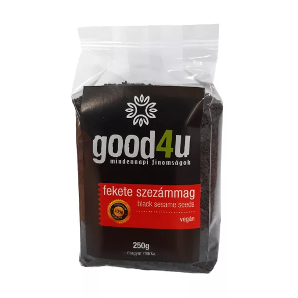 Vegan good4u mindennapi finomságok szezámmag fekete 250g