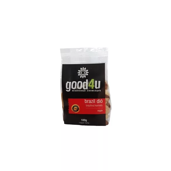 Vegan good4u mindennapi finomságok brazil dió (paradió) 100g