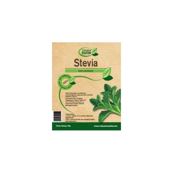 Vitamin Station stevia levél szárítmány 50 g