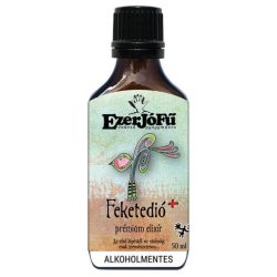   EzerJóFű Feketedió+ prémium elixír 50ml alkoholmentes, növényi glicerinnel