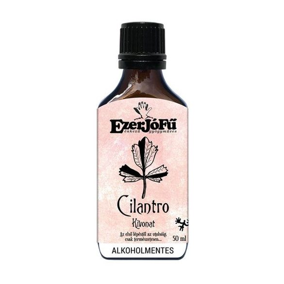 EzerJóFű Cilantro kivonat 50ml alkoholmentes, növényi glicerinnel