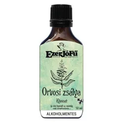   Ezerjófű orvosi zsálya kivonat 50ml alkoholmentes, növényi glicerinnel