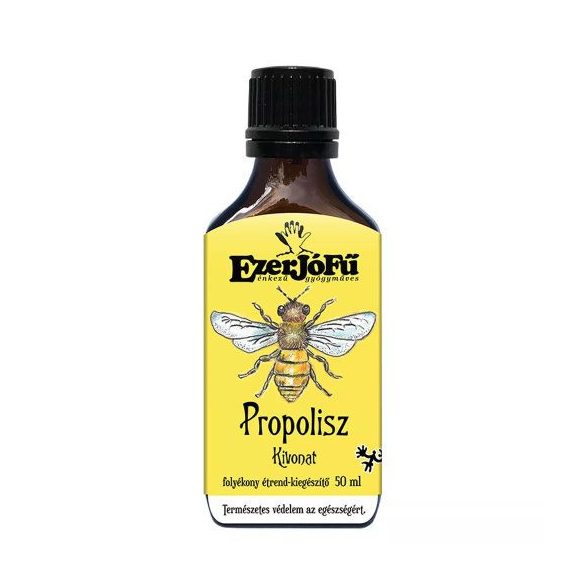EzerJóFű Propolisz kivonat 50ml alkoholmentes, növényi glicerinnel