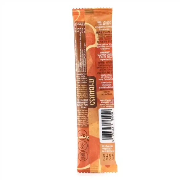 Bio gyömbéres csinta 12g