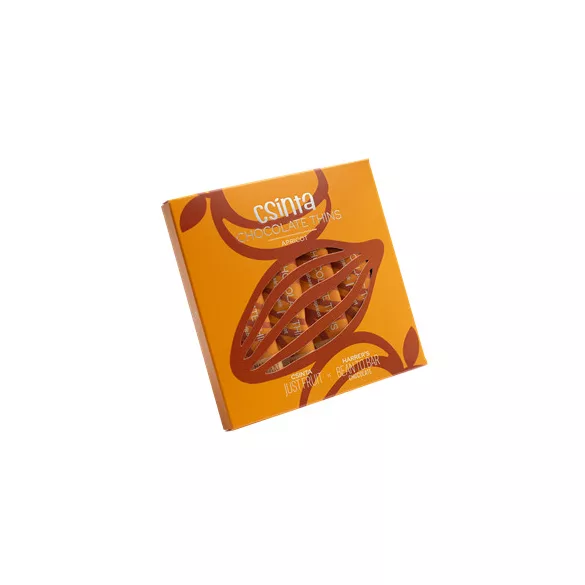 Csinta chocolate thins sárgabarack 5db-os 40 g