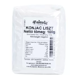   Paleolit konjac liszt 100g 120-200 mesh glükomannán tartalom min 90%