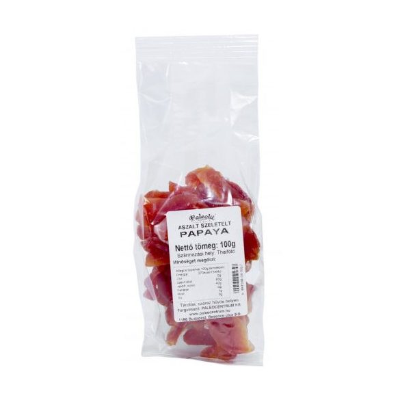 Paleolit Aszalt papaya szelet 100g