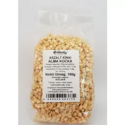 Paleolit aszalt alma kocka cukormentes kínai 100 g - bio és refomélelmiszer