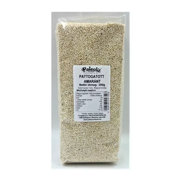 Paleolit pattogatott amaránt 200g 