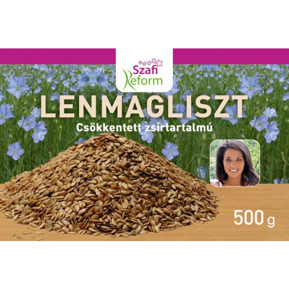 Szafi Fitt zsírtalanított lenmagliszt 500 g