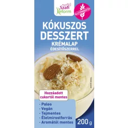 Szafi Reform kókuszos desszert krémalap 200 g - bio és refomélelmiszer