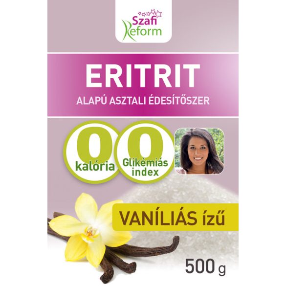 Szafi R.Eritritol Vaníliás  500 g