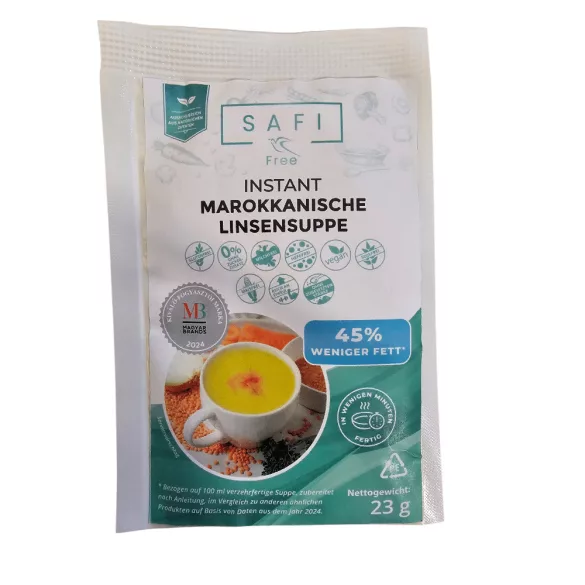 Szafi free instant marokkói lencseleves gm 23g