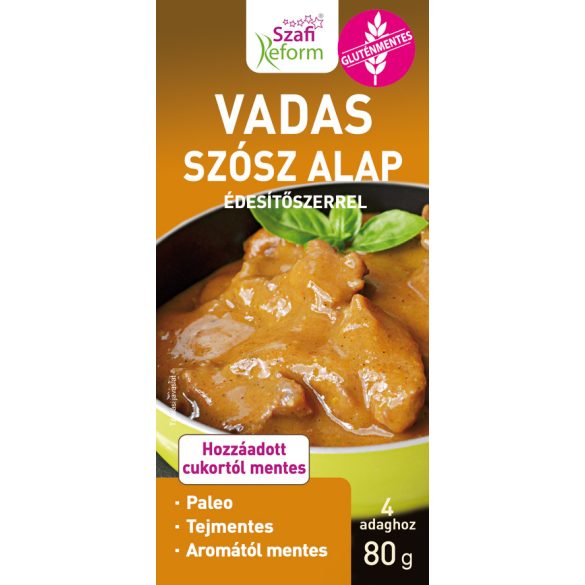 Szafi Reform szósz alap vadas 80 g