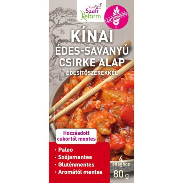 Szafi Reform kínai édes-savanyú csirkealap ( gluténmentes ) 80 g