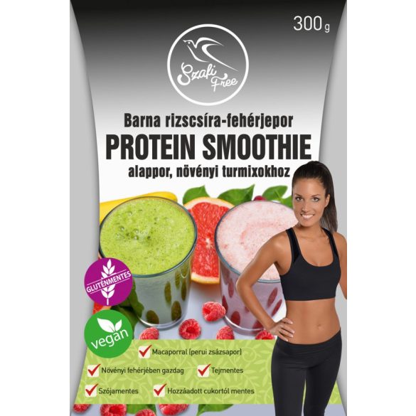 Szafi Free barna rizscsíra-fehérjepor protein smoothie alap 300 g