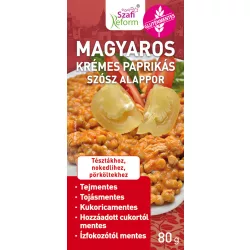 Szafi reform gluténmentes magyaros krémes paprikás szósz alappor 80g - bio és refomélelmiszer