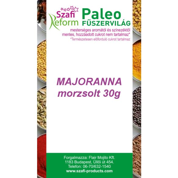 Szafi Reform Paleo Majoranna morzsolt 30 g
