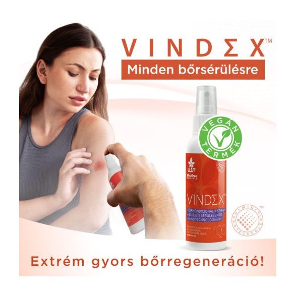 Wtn vindex tm bőrkondícionáló spray felületi sérülésekre 100 ml