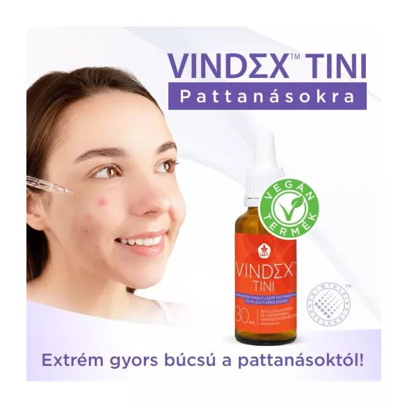 Wtn vindex tm tini bőrkondícionáló csepp pattanásokra és felületi sérülésekre 30 ml