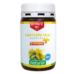 Dr. herz ligetszépe olaj + e- vitamin kapszula 60db - bio és vegán étrendkiegészítők