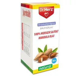 Dr.herz mandulaolaj 100% hidegen sajtolt 50 ml - bio és natúr kozmetikumok
