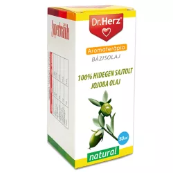 Dr.herz jojobaolaj 100% hidegen sajtolt 50 ml - bio és natúr kozmetikumok