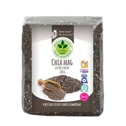 Natur tanya chia mag (fekete salvia hispanica, azték zsálya) 200g - bio és refomélelmiszer