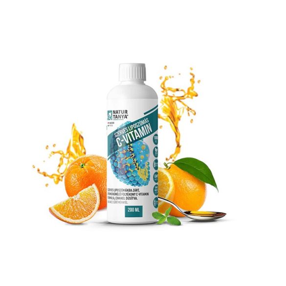 Natur Tanya® Liposzómás C-vitamin + cink folyékony formában 200 ml
