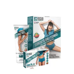   Naturtanya zsírégető csomag chili tabletta+gél 200 ml+30 db