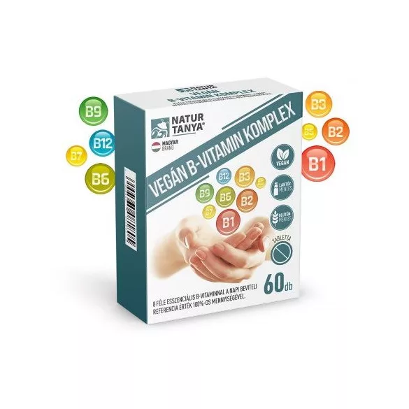 Natur tanya vegán b-vitamin komplex 60db