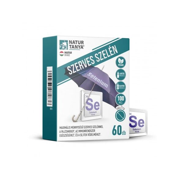 Natur Tanya® SZERVES SZELÉN 100 mcg tabletta 60 db