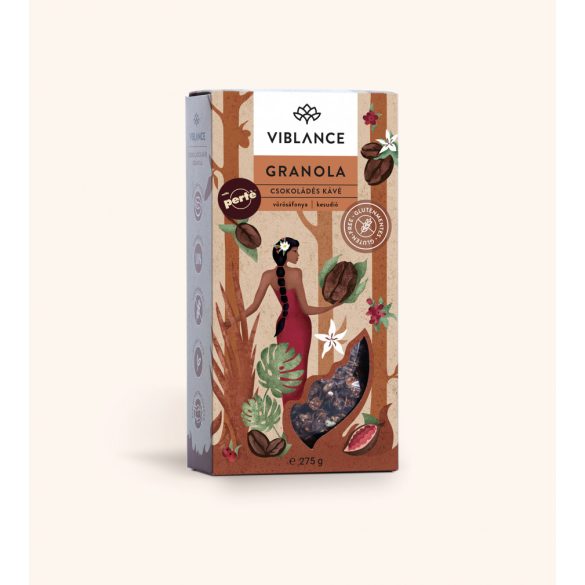 Viblance granola csokoládés kávés 275 g