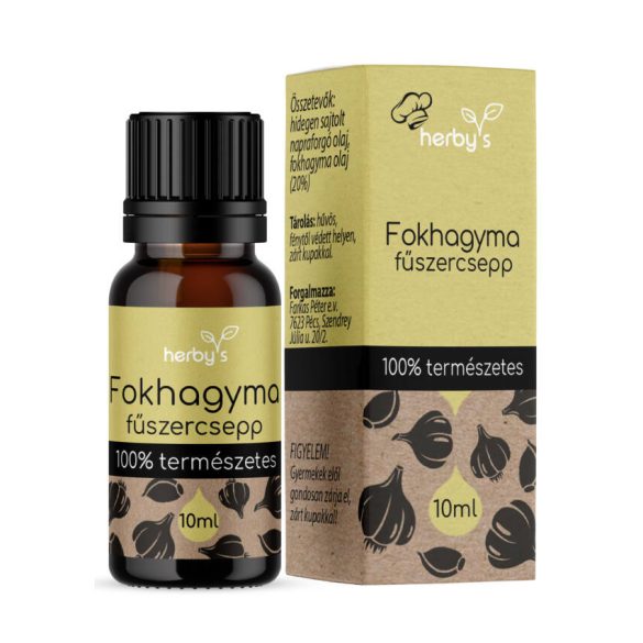 Herbys fokhagyma fűszercsepp 10 ml