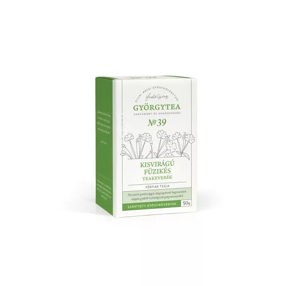 Györgytea no39 kisvirágú füzikés teakeverék (férfiak teája) 50g - bio és refomélelmiszer