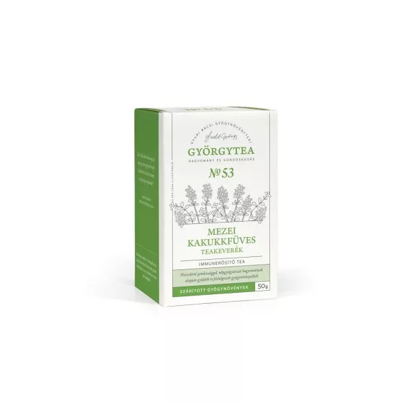Györgytea no53 mezei kakukkfüves teakeverék (immunerősítő tea) 50g - bio és refomélelmiszer