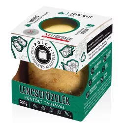 Polcz adalékmentes készételek lencsefőzelék füstölt tarjával 350g - bio és refomélelmiszer