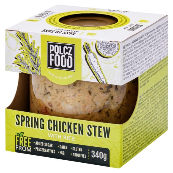 Polcz tárkonyos csirkeragu rizzsel 340 g