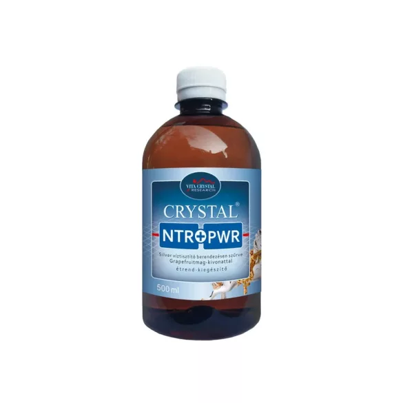 Crystal silver natur power étrend-kiegészítő ital 500 ml - bio és vegán étrendkiegészítők