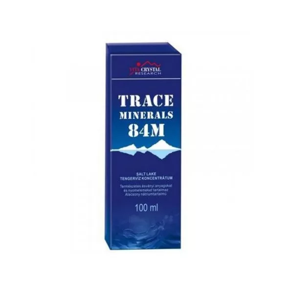 Vita Crystal trace minerals 84m tengervíz koncentrátum 100 ml - bio és vegán étrendkiegészítők