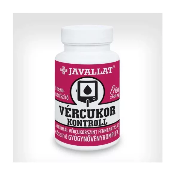 Javallat vércukor kontroll gyógynövénykomplex étrend-kiegésziítő kapszula 60db